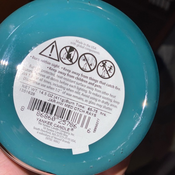 Catching Rays Single Wick Yankee Candle - Picture 2 of 2